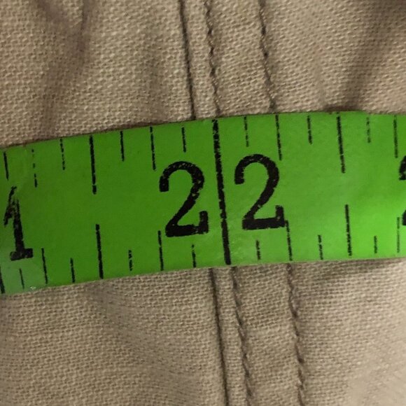 Mens Tan Denim Longsleeve Shirt with Ribbed Elbow. Size Medium. H&M - Picture 3 of 5